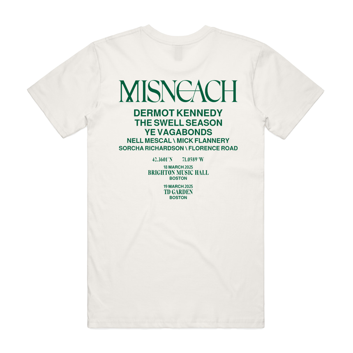 Misneach Festival Event Tee - Boston